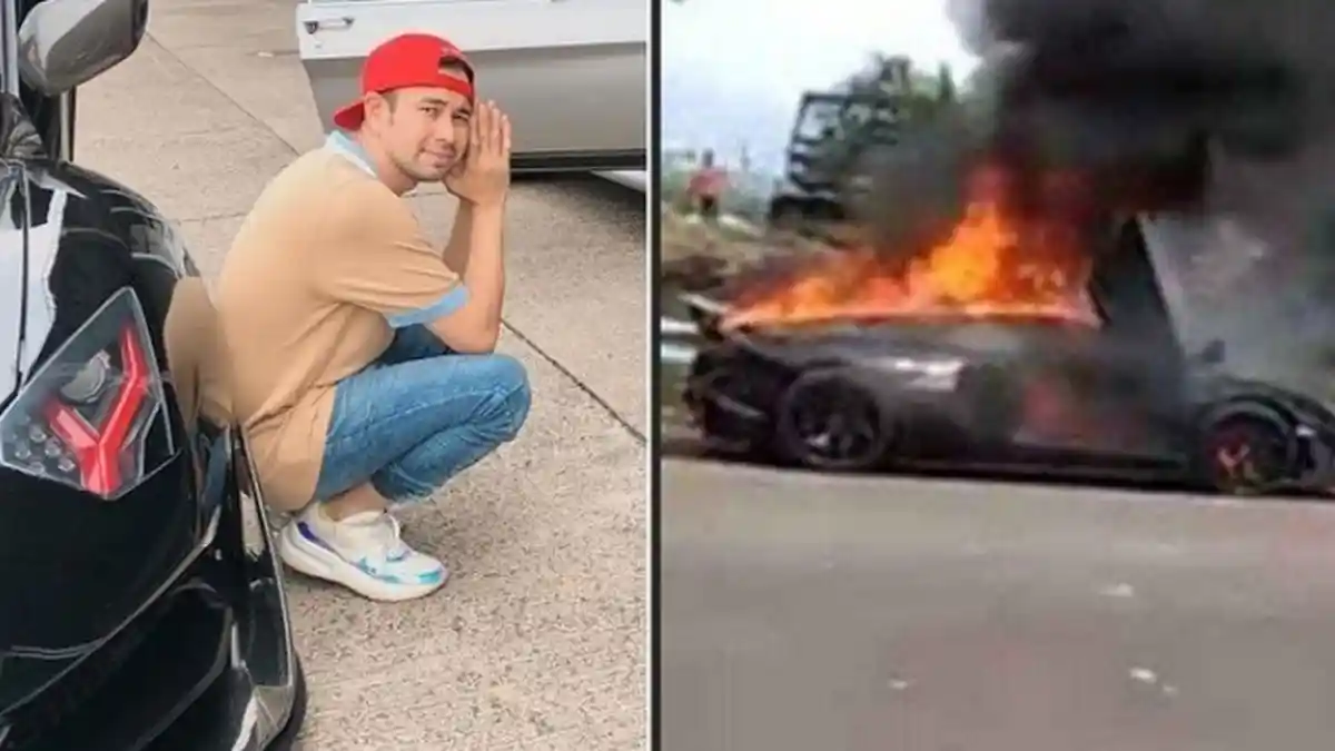 Raffi Ahmad Menangis Pikirkan Perbaikan Lamborghini Aventador yang Terbakar