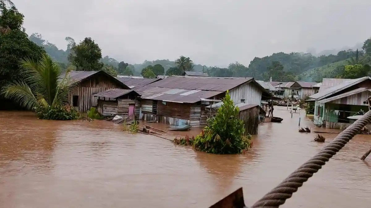 5 Fakta Banjir di Kayan Hilir Malinau, Terbesar Setelah Tahun 2002, Dampak Nyata Perubahan Iklim