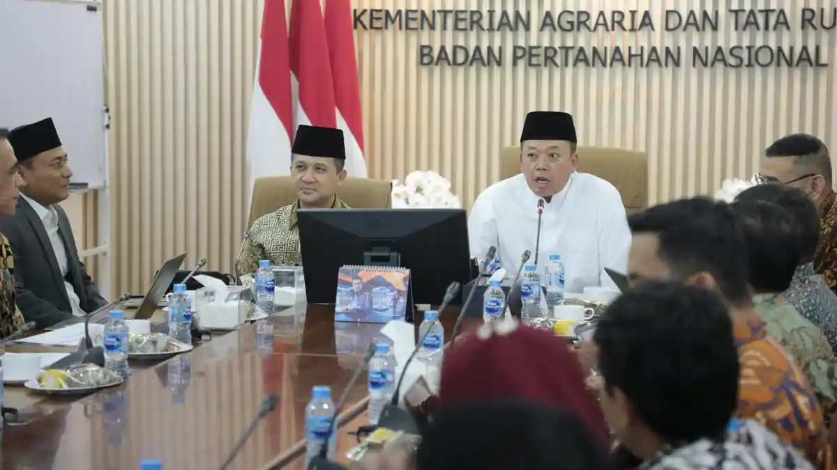 ATR/BPN dan Kementerian Transmigrasi Bersinergi Sukseskan One Map Policy
