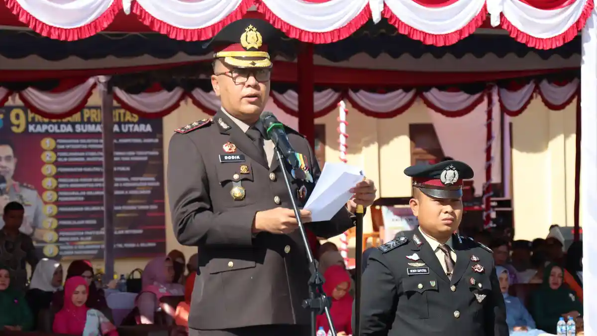 Peringatan HUT Ke-79 Bhayangkara, Kapolres Palas: Polri Penegak Hukum Sekaligus Sahabat Masyarakat