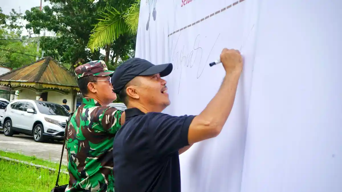 Pemkab Langkat Dukung Deklarasi Pemilu Damai 2024