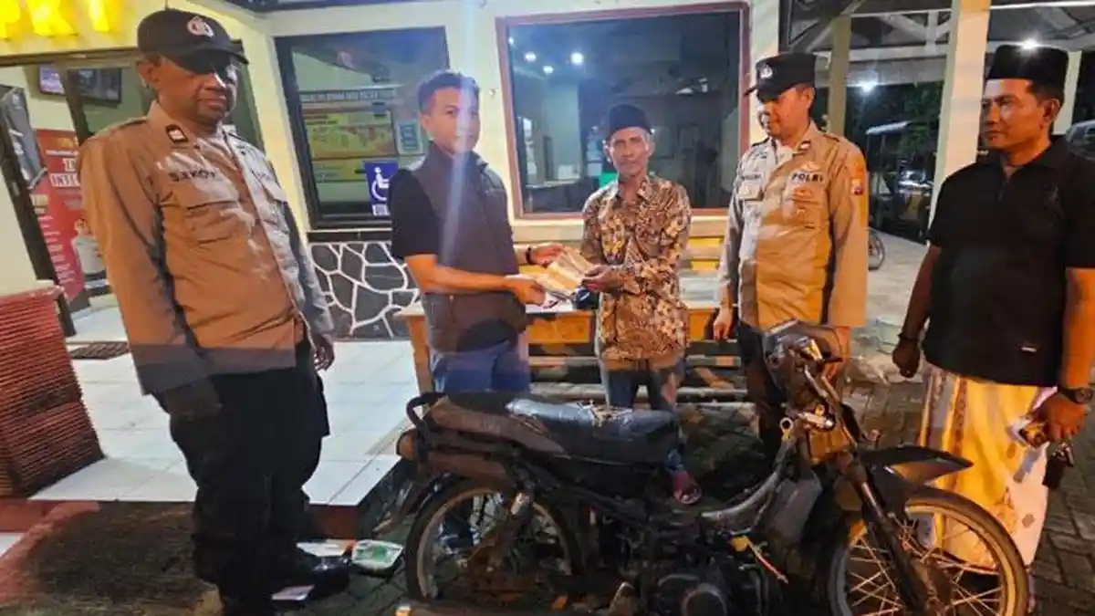 Hilang 16 Hari, Motor Yamaha Alfa Warga Lamongan Ditemukan di TPU Bakalanpule Tikung