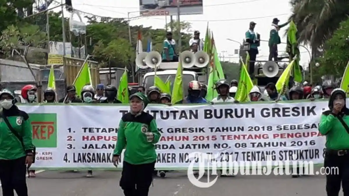 UMK Surabaya Tahun 2018 Naik Rp 287.100 Jadi Rp 3.583.312