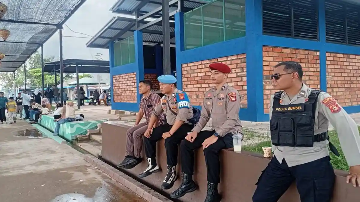 Polres Ogan Ilir Perketat Pengamanan di Danau Biru Indralaya Selama Libur Idulfitri 1447 H