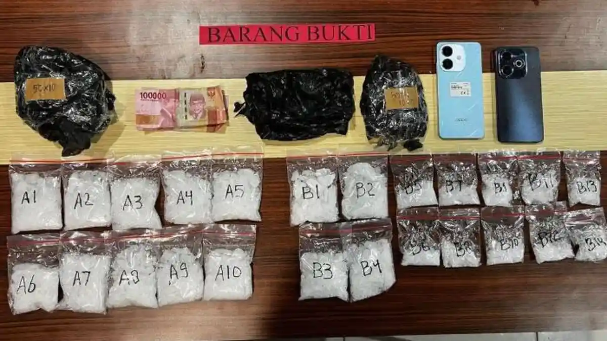BREAKING NEWS 2 Pemuda di Latambaga Kolaka Dibekuk Polisi, Terlibat Peredaran Sabu 803,5 Gram