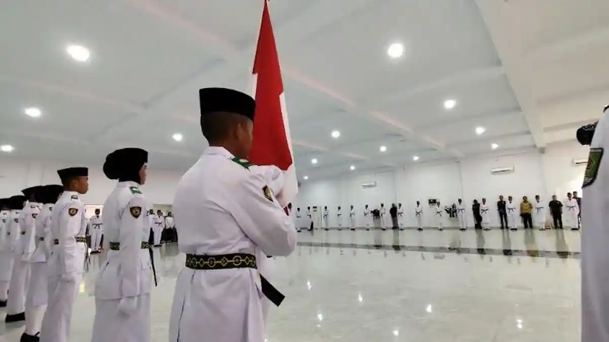 DAFTAR 42 Nama Paskibra Asahan yang Dikukuhkan Bupati, Ini Sang Pembawa Baki Bendera