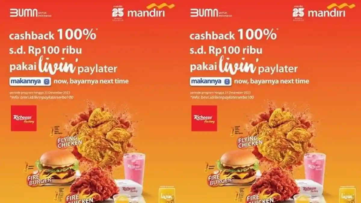 Promo Richeese Factory Hari ini 28 Desember 2023, Bayar Pakai Livin ...