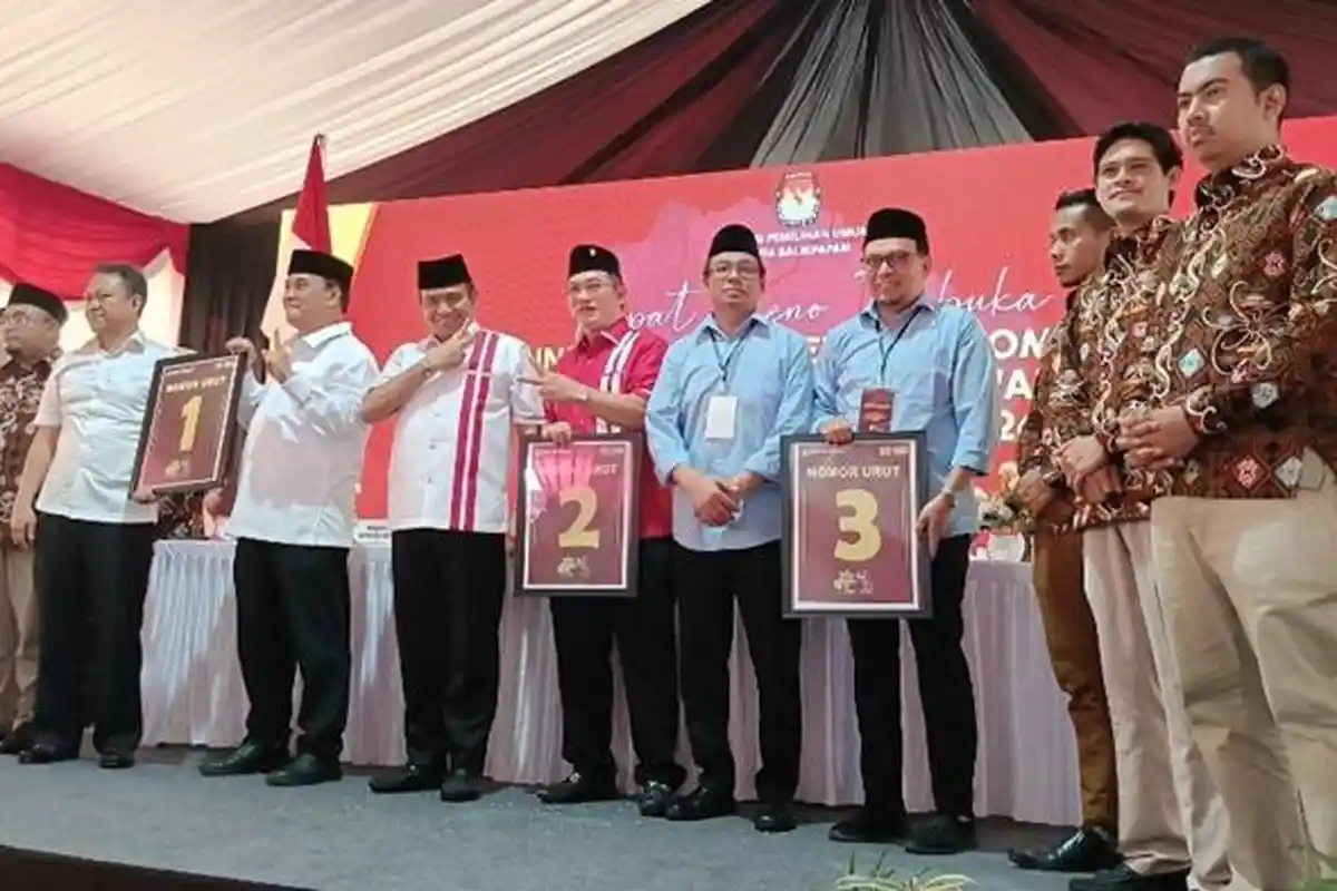 Pilkada Balikpapan 2024 Makin Dekat, Begini Para Paslon Memaknai Nomor Urut Masing-Masing