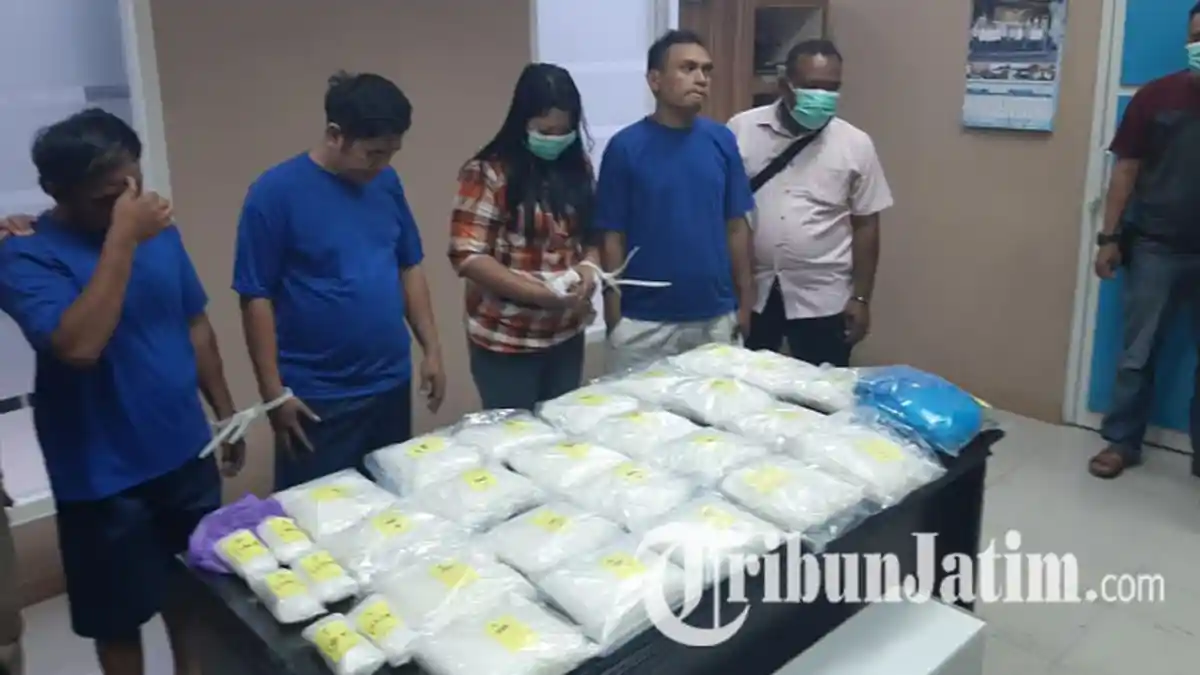 Jaringan Narkoba Selundupkan Sabu 25 Kg Pakai Furniture ke Sampang, Libatkan Pasutri, Diungkap BNNP
