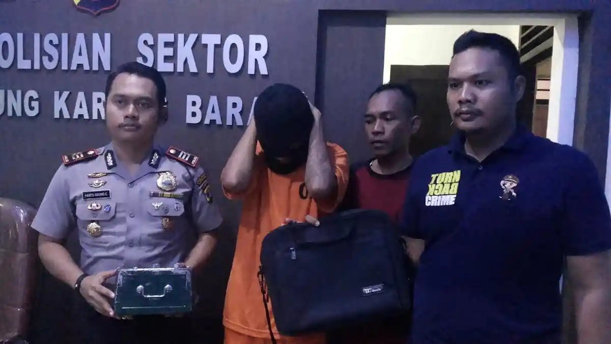 Pembobol Brankas Toko Timbangan Tertangkap di Rumahnya