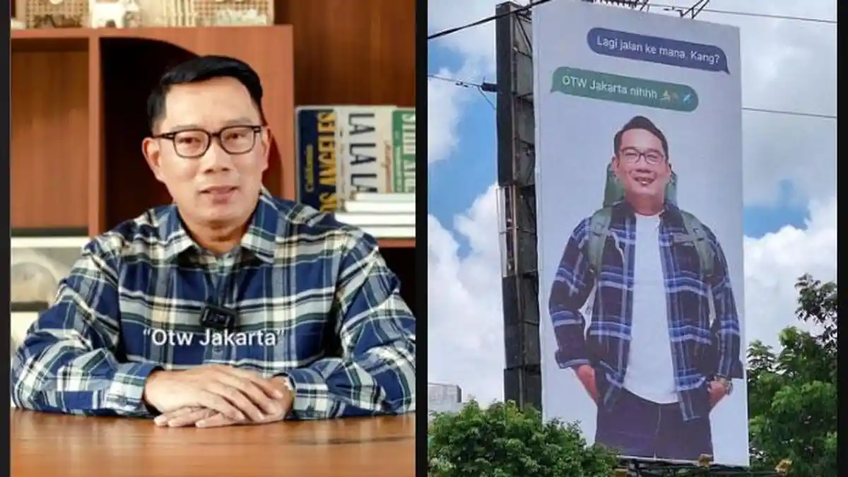 Fakta Dibalik Baliho Ridwan Kamil 'OTW Jakarta' Ternyata Bukan Maju Pilkada DKI Tapi Promo Skincare
