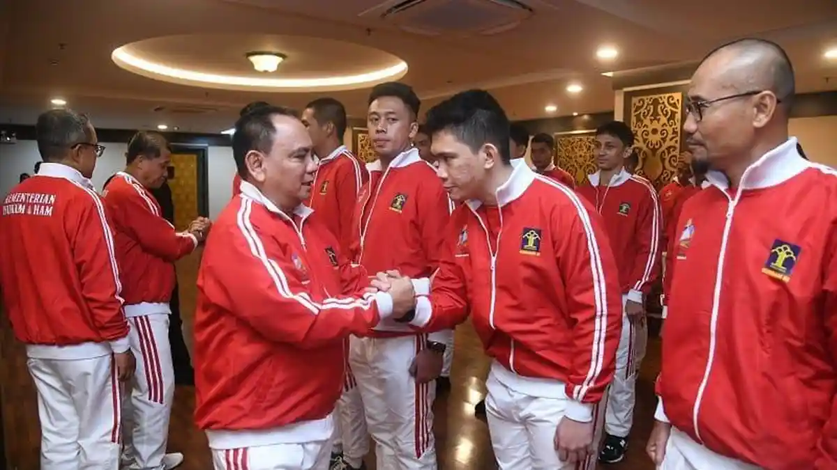 Kemenkumham Kirim Atlet ke Pornas KORPRI ke XVI