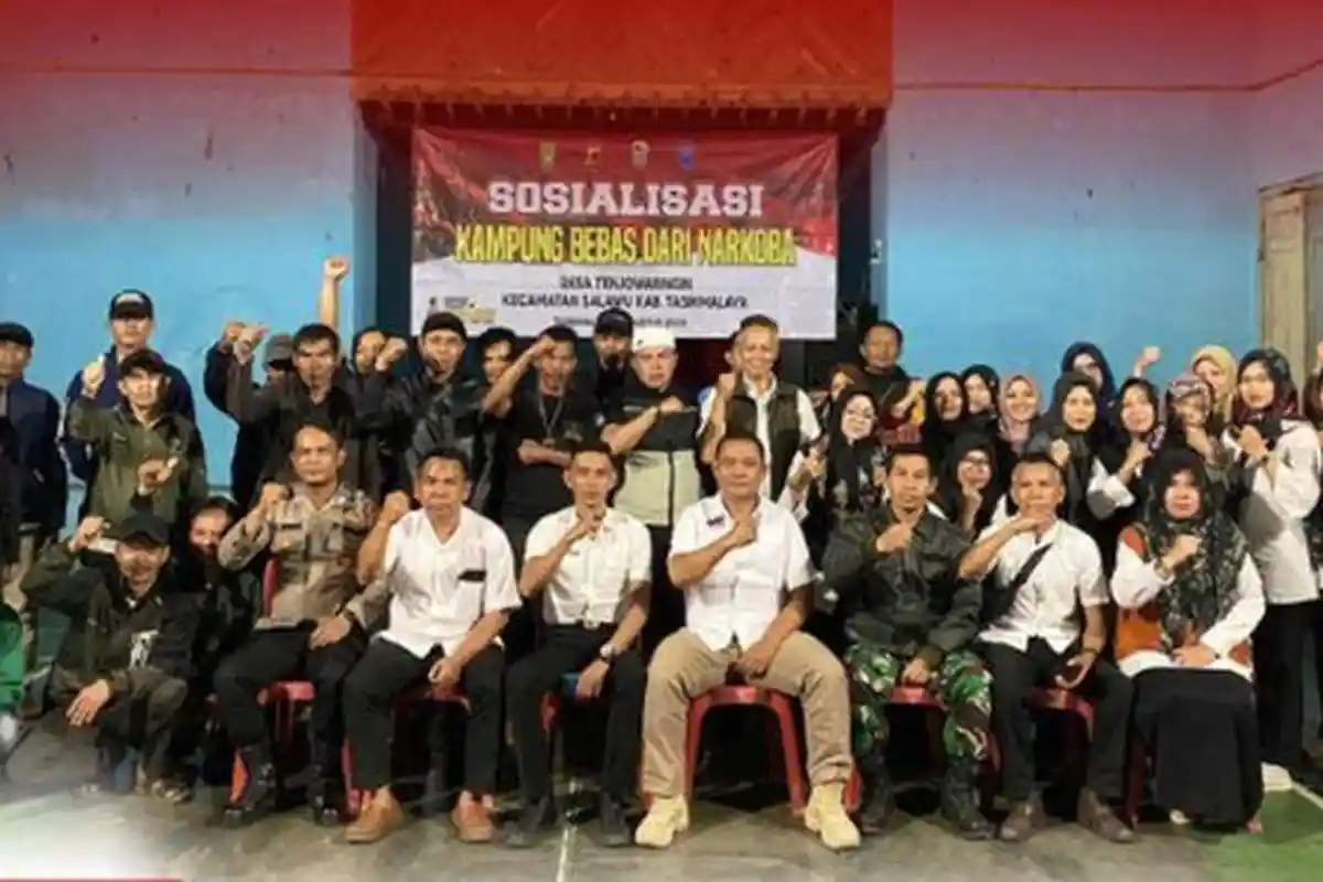 Polres Tasikmalaya Canangkan Desa Tenjowaringin Sebagai Desa Bebas Narkoba