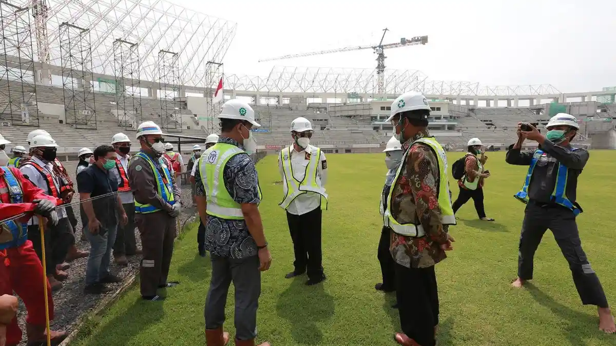 Upaya Pencegahan Korupsi, KPK Tinjau Banten Internasional Stadium