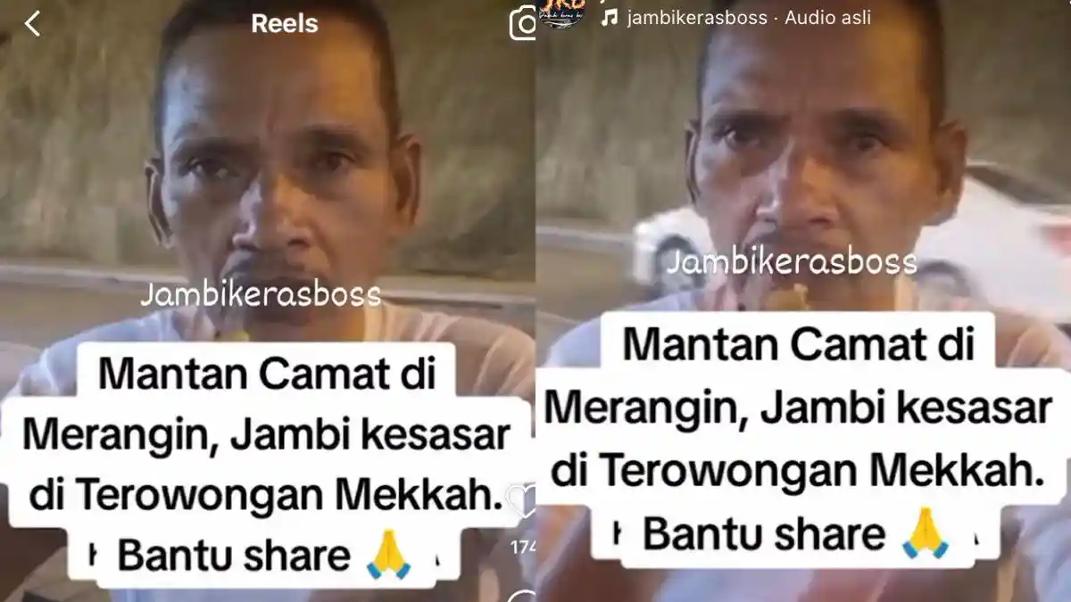 Viral Diduga Mantan Camat Merangin Jambi Nyasar saat Ibadah Umroh di Mekkah, Begini Kondisinya
