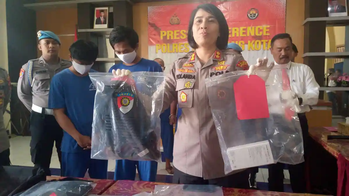 Dua Pemuda Tersangka Pencurian Laptop dan HP di Magelang Telah Diamankan Polisi