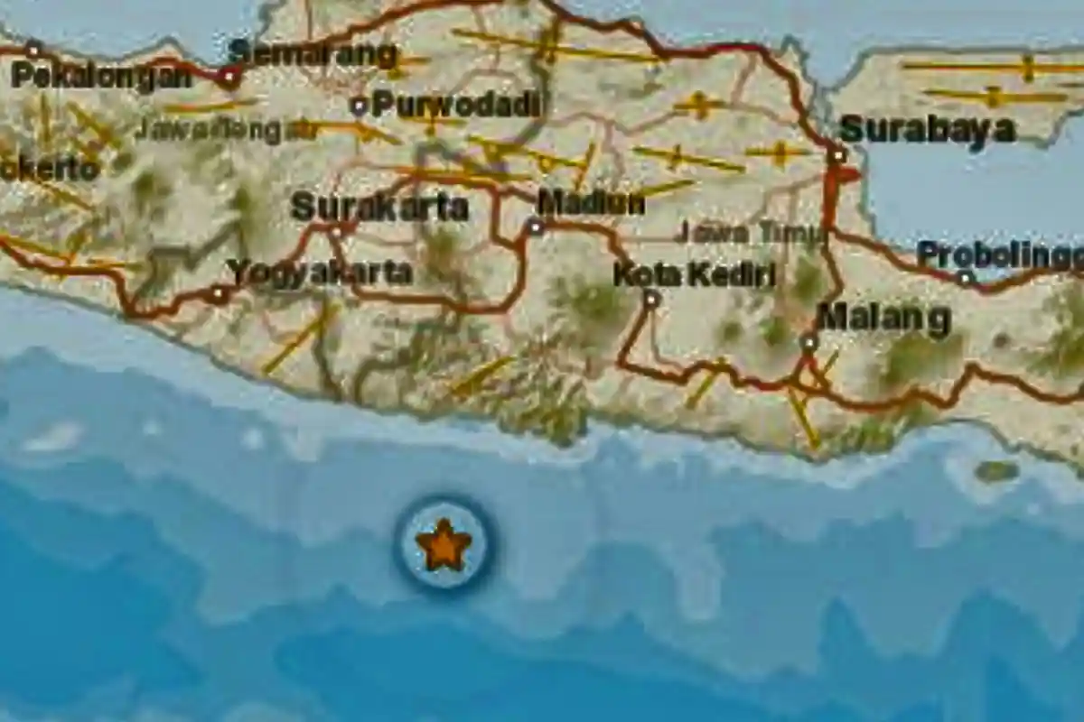 Pacitan Diguncang Gempa Bumi Pagi Ini Senin 25 Juli 2022, Berikut Info Lengkap Magnitudonya