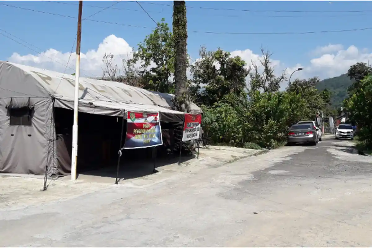 Tidak Ada Unjuk Rasa, Penjagaan di Kantor KPU Sumedang Tetap Diperketat