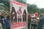 Demonstrasi Tuntut KPK Bersih dari Muatan Politik