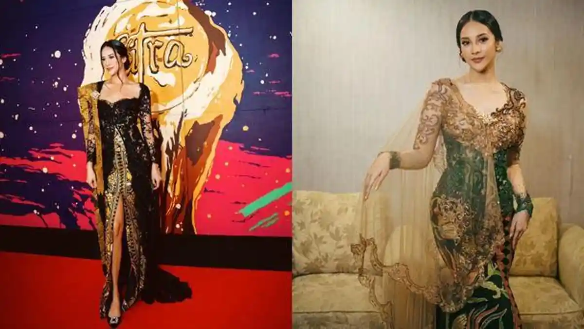Potret Anya Geraldine Kenakan Dua Kebaya Rancangan Anne Avantie