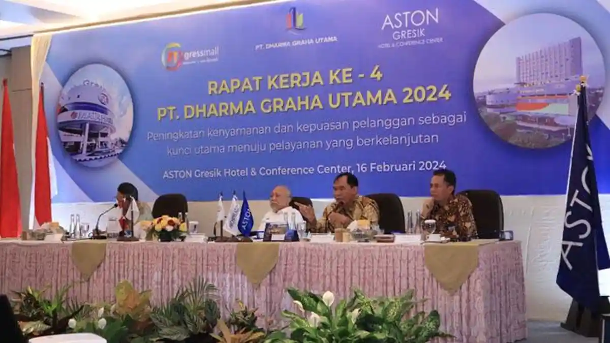 Gelar Rapat Kerja 2024, Gressmall dan Aston Gresik Hotel Tingkatkan Kepuasan Pelanggan