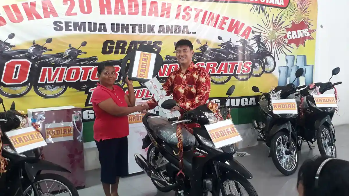 Tridjaya Motor Segera Undi Doorprize 11 Unit Motor untuk Konsumen