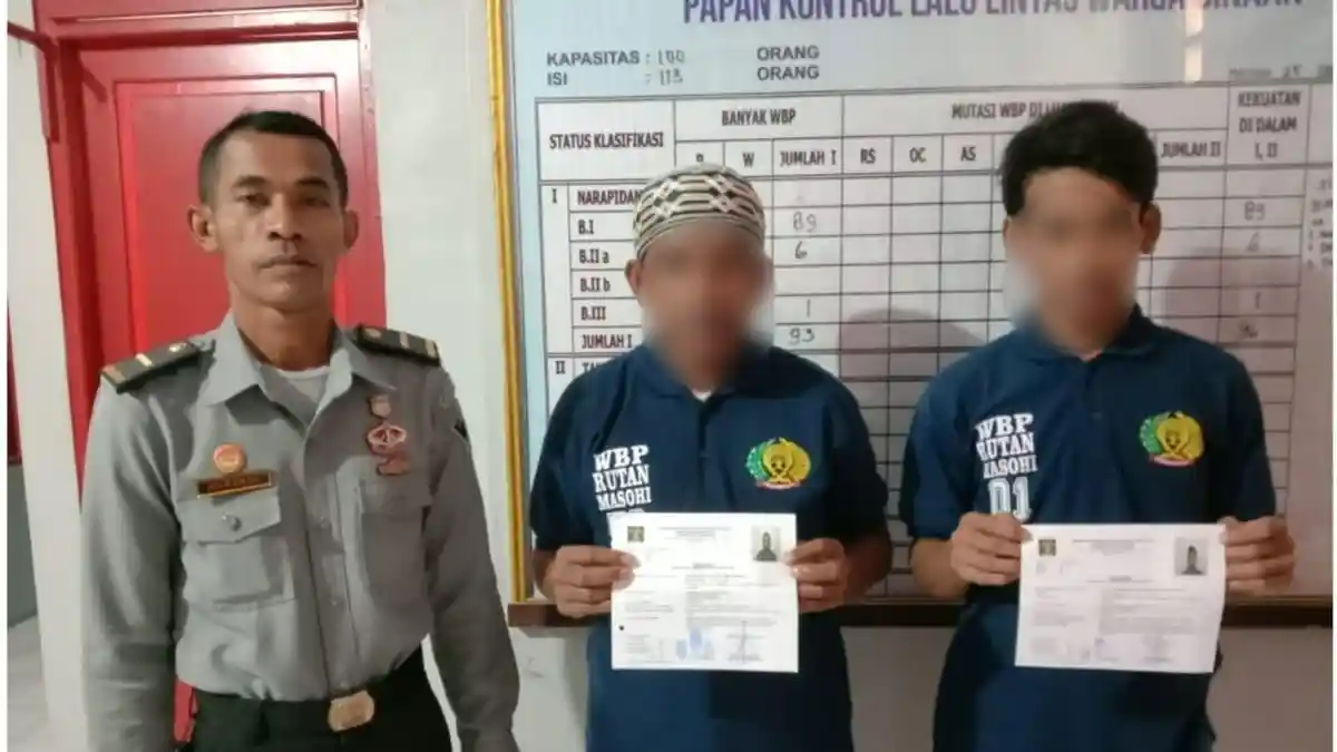 Berkelakuan Baik selama Jalani Hukuman, Lima Narapidana di Masohi Dinyatakan Bebas