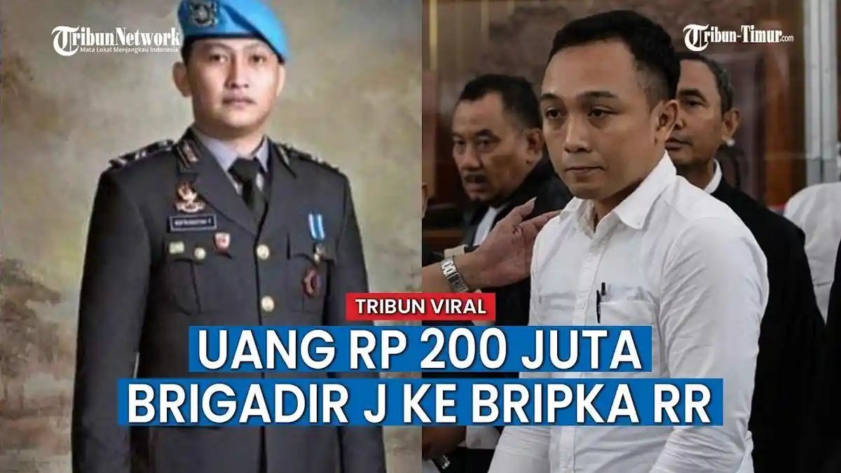 Alasan Bripka RR Gunakan Uang Rp 200 Juta Milik Brigadir J - Tribun ...