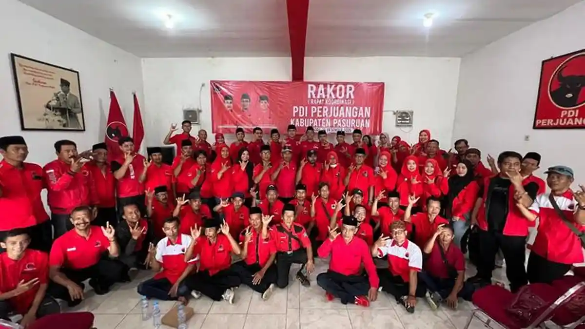 PDIP Pasuruan Gelar Rakor Bahas 7 Agenda Strategis Partai, Konsolidasi hingga Program Kesehatan