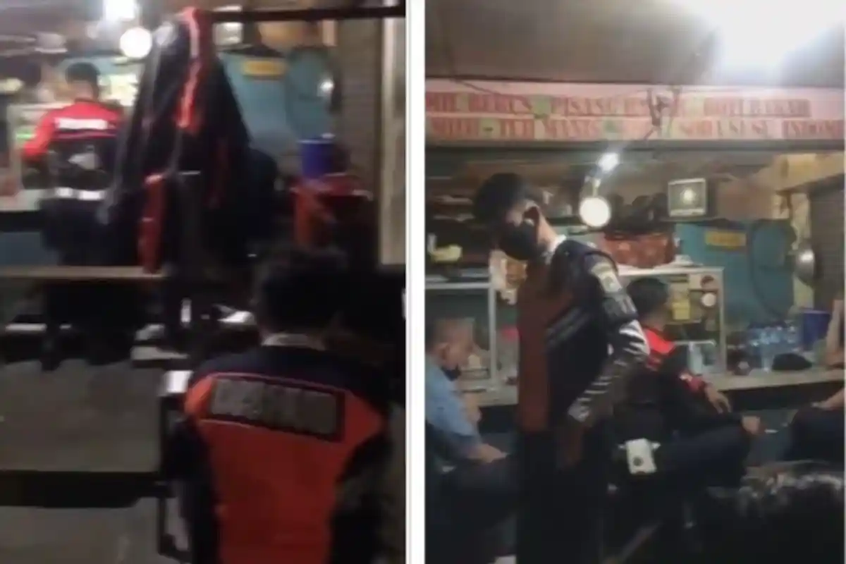 Viral Petugas Dishub Nongkrong di Warung Kopi Melebihi Jam PPKM