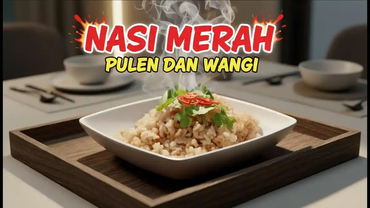 7 Cara Memasak Nasi Merah agar Pulen dan Harum, Cukup Tambahkan Pandan ...