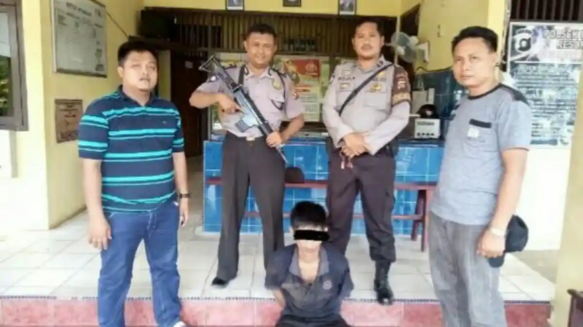 Ini Kronologis Ditangkapnya Pelaku Curanmor di Ponpes Singkut