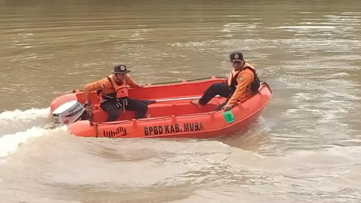Mandi di Sungai Batanghari Leko, Bocah SD di Muba Tenggelam dan Belum Ditemukan