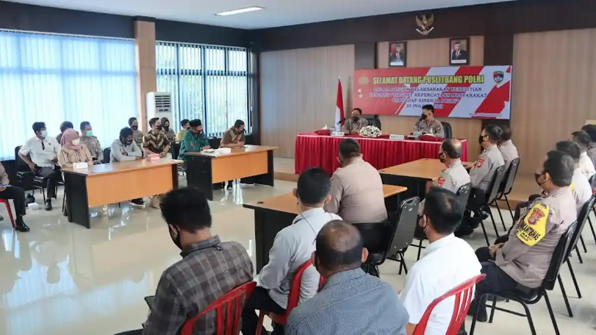 Cek Kepuasan Pelayanan Warga, Puslitbang Polri Sambangi Polres Sigi