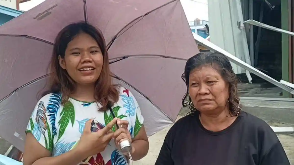Angin Puting Beliung Hantam Rumah Warga Karimun Kepri, Singky Syok Lihat Atap Terbang