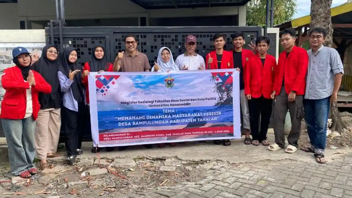 Mahasiswa S2 Sosiologi Unhas Penelitian Lapangan di Galesong Utara, Target Jurnal Minimal SINTA
