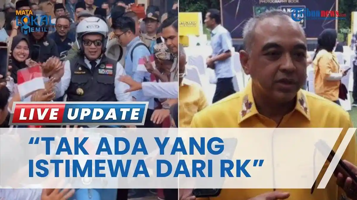 Langsung 2? Golkar Bakal Usung Ahmed Zaki dan Ridwan Kamil di Pilgub Jakarta 'Kami Beri Surat Tugas'
