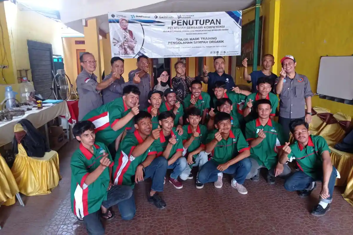 Tailor Made Training Pengolahan Sampah Organik Resmi Ditutup, 14 Peserta Ikuti Uji Kompetensi
