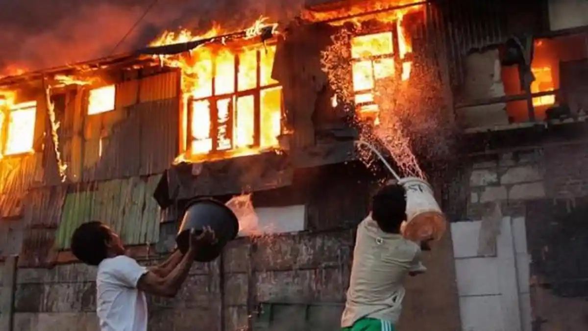 Penganten Baru Terbakar Gara-Gara Nyalakan Lilin Saat Listrik Padam, Api Sambar Etalase Bensin