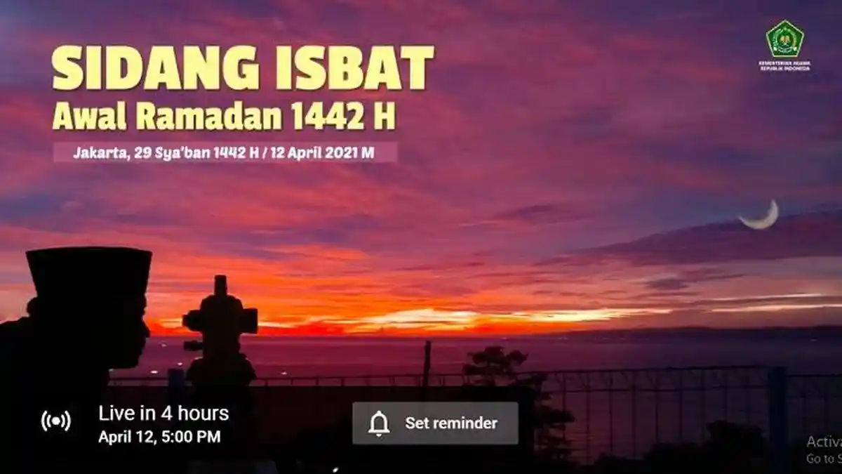 CEK HASIL Sidang Isbat 1 Ramadhan 1442 H/2021 di Link Berikut Ini, Akan Digelar Sore Ini