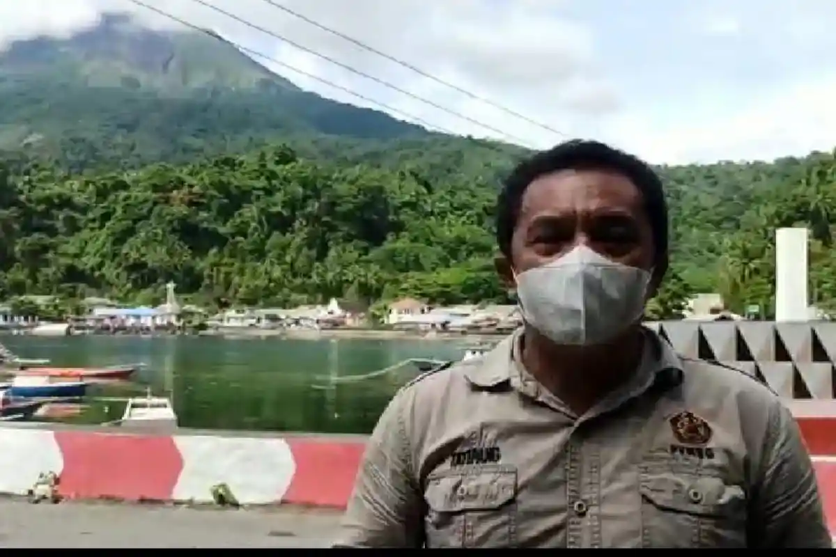Penjelasan Ketua Pos PGA Yudia Tatipang Terkait Kondisi Terkini Gunung Api Karangetang di Sitaro