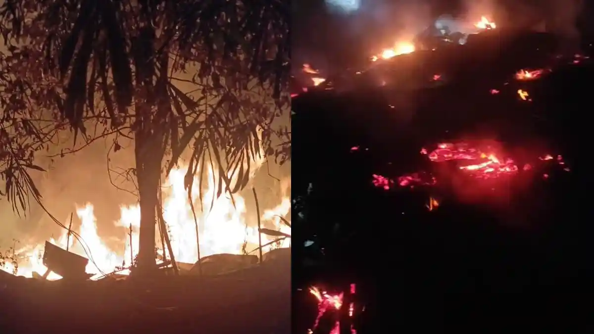 Kebakaran Hanguskan Satu Rumah di Desa Bambu Mamuju, Dua Perahu Ikut Ludes