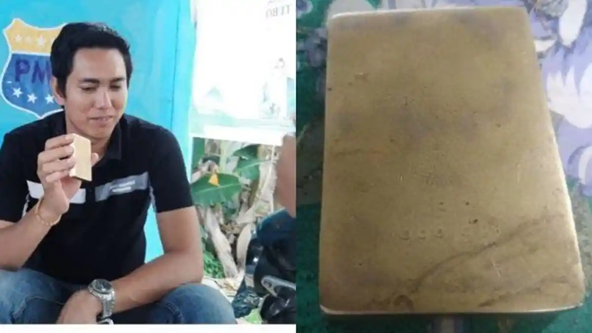 Pria ini Temukan 2 Lempeng Warna Emas Gambar Soekarno, Tolak Dibeli Rp 750 Juta, Ternyata Kuningan