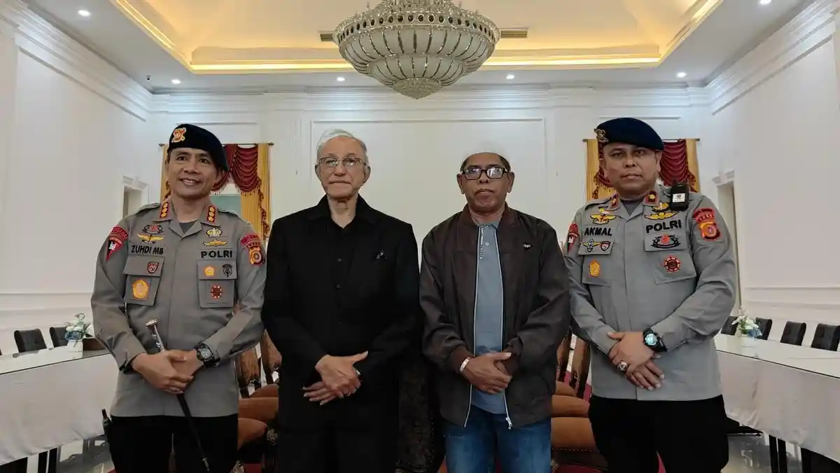 Komandan Sat Brimob Polda Aceh Temui Wali Nanggroe, Ini yang Dibahas