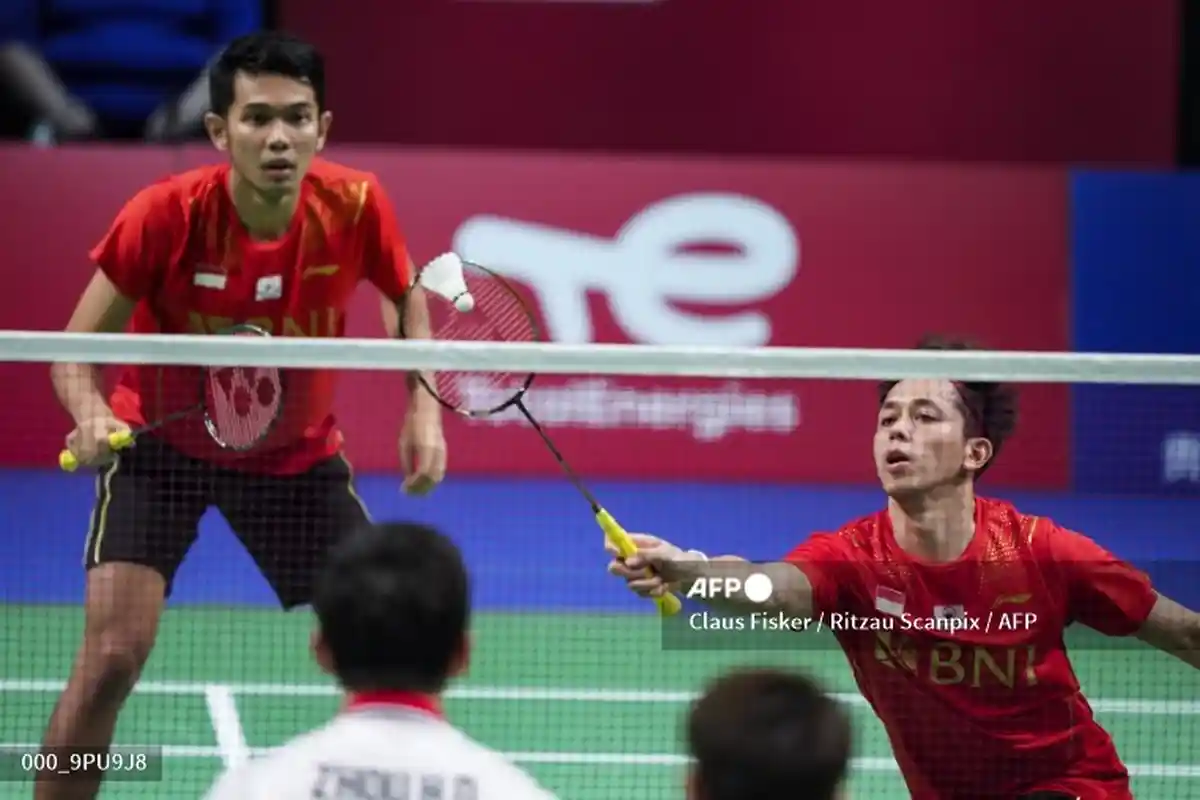 TV Online Indonesia Fajar Alfian / Muhammad Rian Ardianto Live Streaming Badminton Denmark Open
