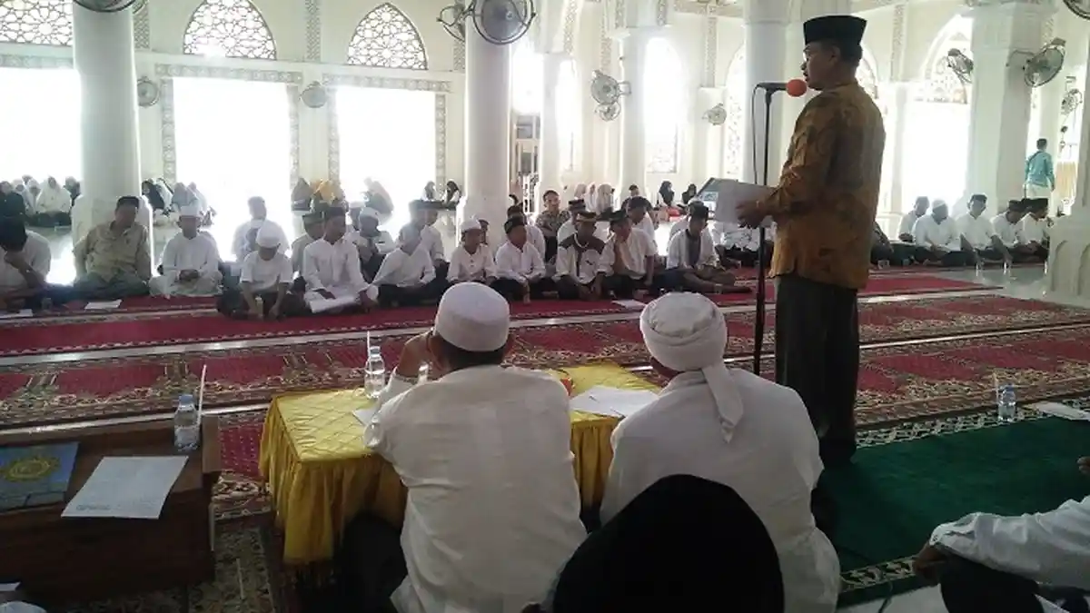 Sepi, Zikir Akbar Peringati MoU Helsinki di Masjid Agung Bireuen