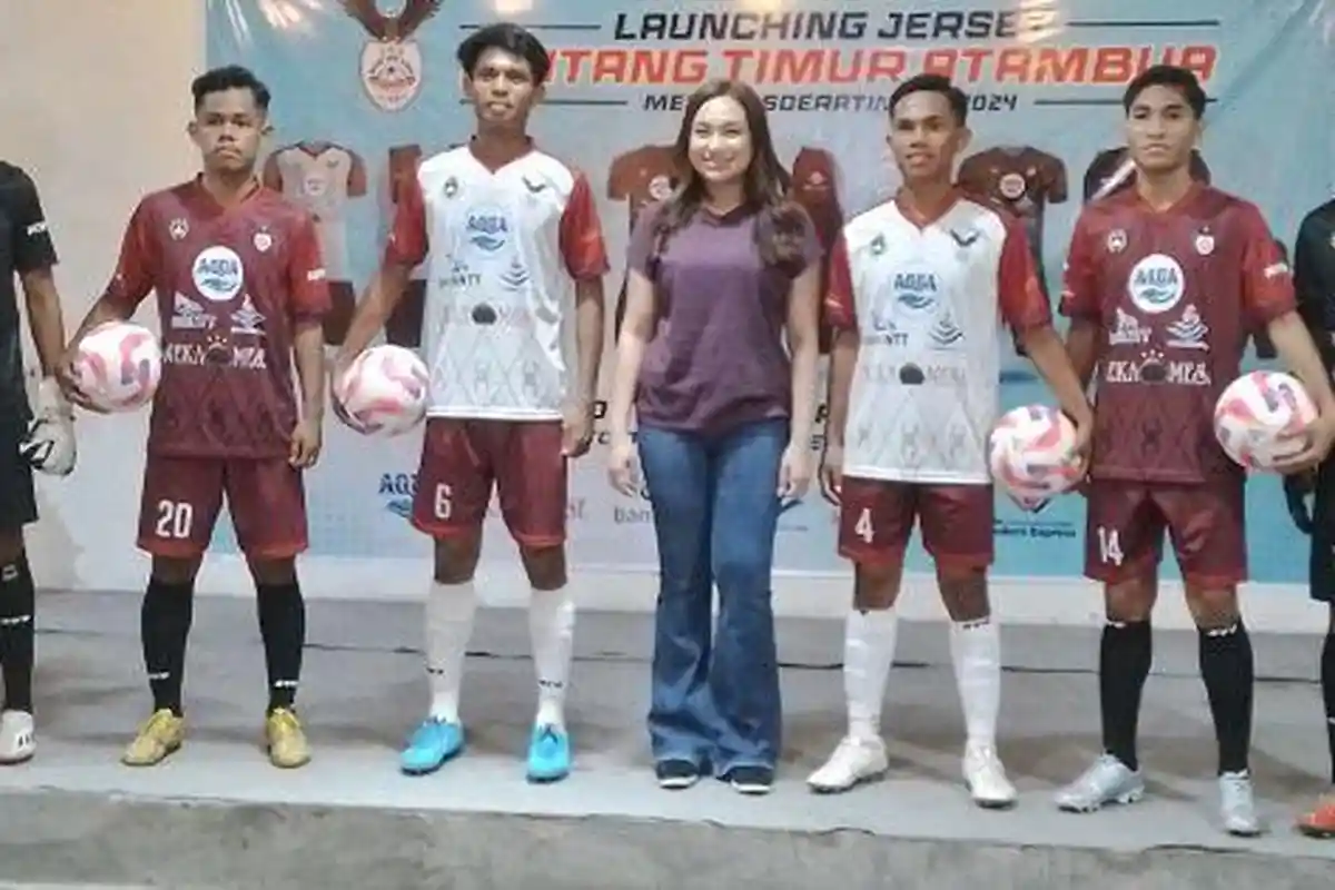 Menuju Soeratin U-17 Tahun 2024, Bintang Timur Atambua Luncurkan Jersey Baru