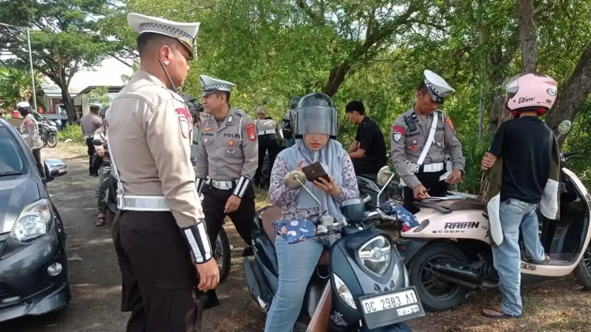 22 Pelanggaran Lalulintas di Majene Terjaring Operasi Gabungan, 2 Motor Ditahan