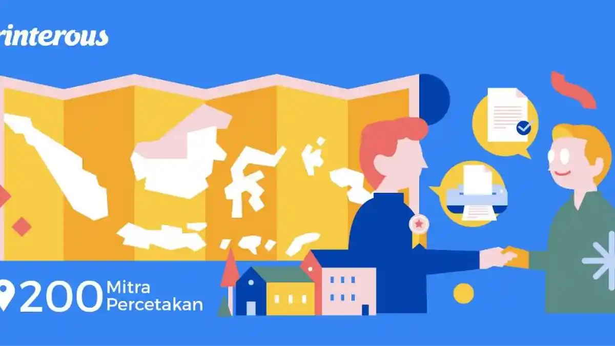 Miliki 200 Mitra Percetakan, Printerous Pangkas Biaya dan Waktu Distribusi Produk