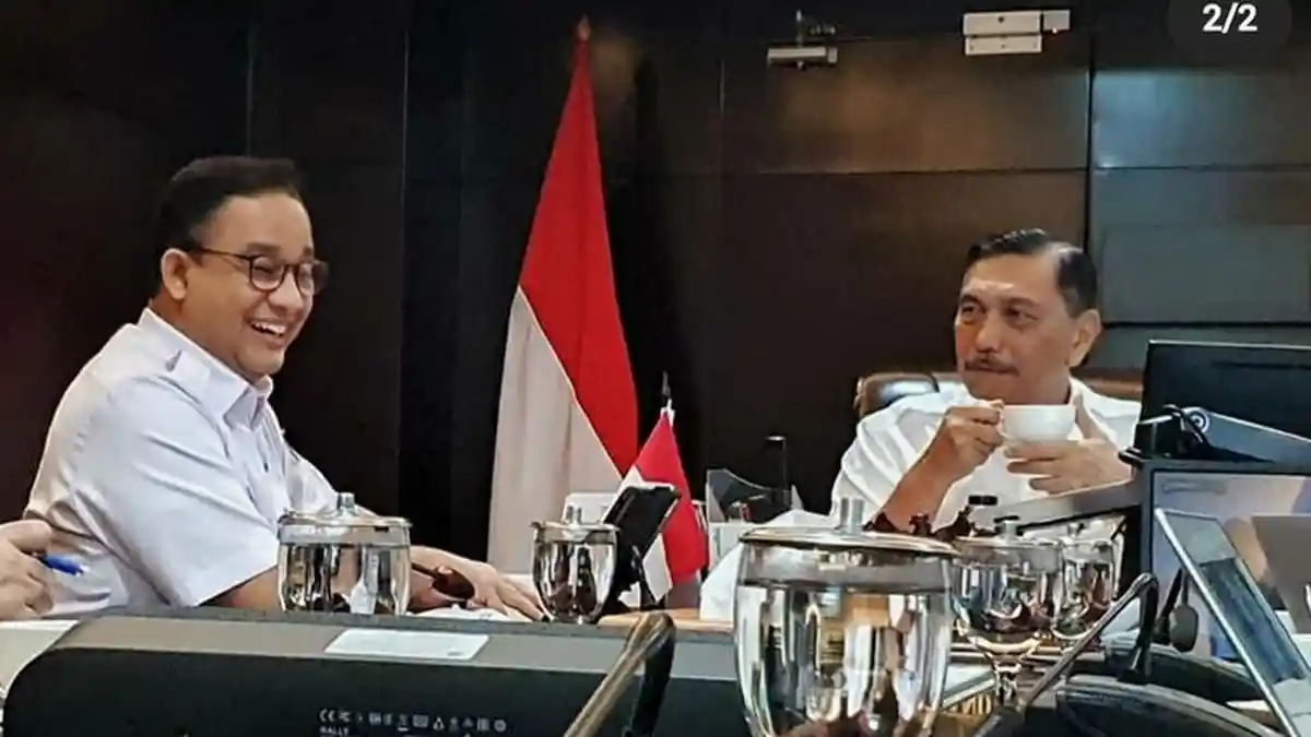 Ngeluh Soal Bajir Jakarta, Begini Solusi dari Luhut untuk Gubernur DKI Anies Baswedan